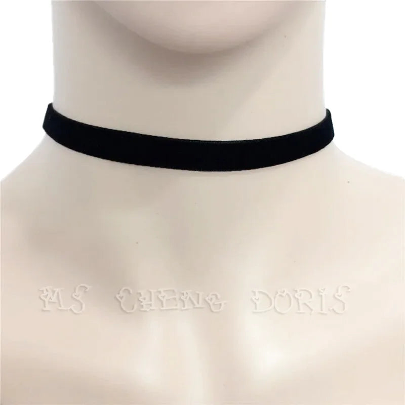 Choker Noir Velours