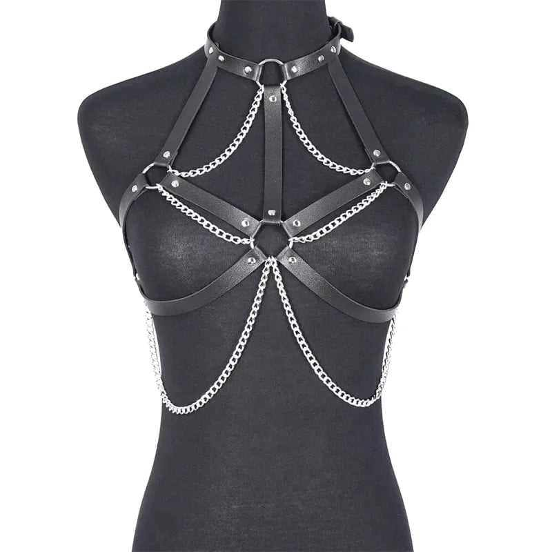 Collier harnais femme