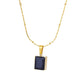 Collier Long Pendentif Noir